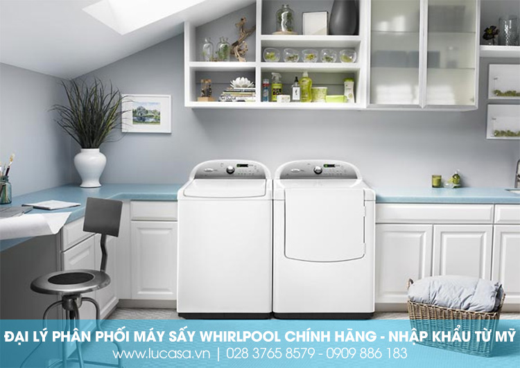 Đại lý máy sấy Whirlpool chính hãng, nhập khẩu từ Mỹ - Lucasa.vn